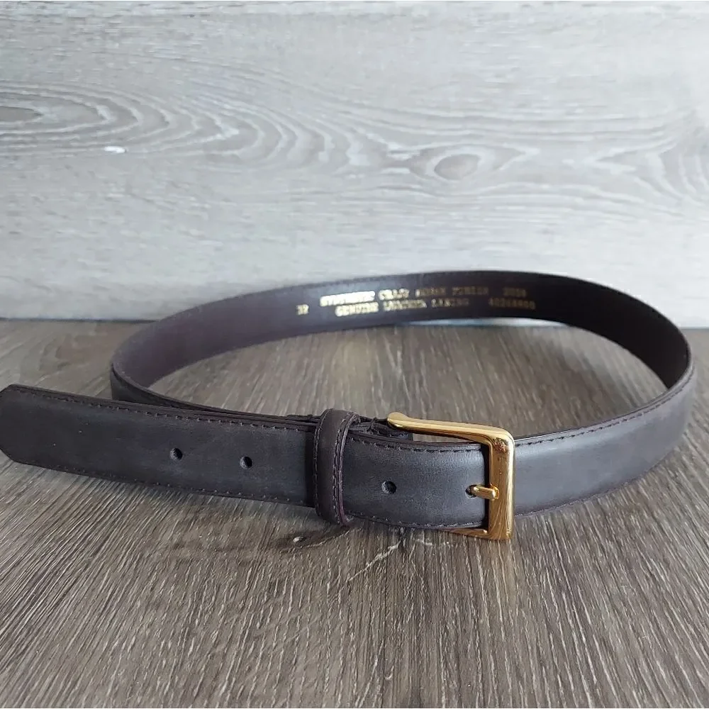 Brown Synthetic Crazy Horse Finish Belt 32